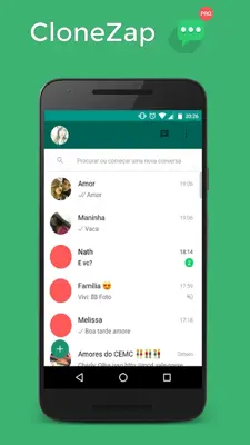 Messenger for CloneZap android App screenshot 3